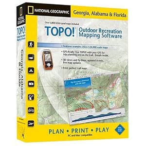 TOPO! National Geographic USGS Topographic Maps (Georgia, Alabama, and Florida)