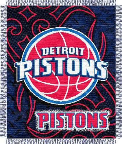 Detroit Pistons Game-Time Woven Jacquard Throw