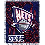New Jersey Nets NBA Triple Woven Jacquard Throw (Tattoo Series) (48x60")"