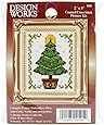 Tobin Christmas Tree Ornament Counted Cross Stitch Kit, 2-Inch x 3-Inch