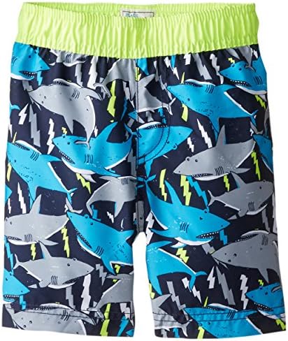 The Children's Place Little Boys' Shark Swim Short, Tidal, 5T