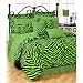 Bundle-43 Lime Zebra Comforter Set Size: Queen Bundle-43 Lime Zebra Comforter Set Size: Queen