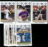 2008 Topps Colorado Rockies Series 1&2 Baseball Cards Complete Team Set of 22 cards including Todd Helton, Troy Tulowitzki, Matt Holliday and more !