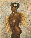 African Passion Oil Painting on Canvas Hand Made Replica Finest Quality 20in X 24in