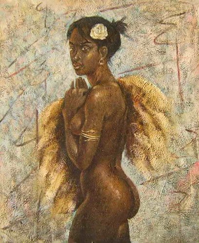 African Passion Oil Painting on Canvas Hand Made Replica Finest Quality 24 X 36