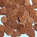 Round Sequin 15mm Orange Metallic Sparkle Glitter Texture Couture Paillettes
