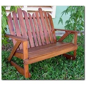 Adirondack Double Rocking Chair by