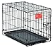 MidWest Homes for Pets XS LifeStages Single Door 22-Inch Folding Dog Crate, Enhanced Security, Includes Leak-Proof Pan, Divider Panel, Handle, Rubber Feet