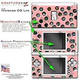 Nintendo DS Lite Punched Holes in Pink WraptorSkinz TM Skin Kit by TuneTattooz TM
