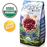 2LB Cafe Don Pablo Subtle Earth Organic Gourmet Coffee - Light Roast - Whole Bean, 2 Pound