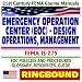 21st Century FEMA Course Manuals - Emergency Operation Center (EOC) Design, Operation...