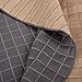 Amazon Brand – Pinzon Reversible Square Matelasse Coverlet, Queen, Grey/Camel