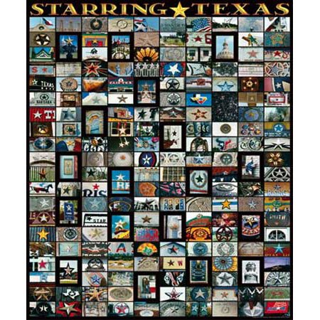 61mH5BrctoL White Mountain Puzzles Starring Texas 1000 Piece Jigsaw Puzzle