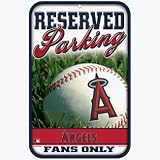 Los Angeles Angels of Anaheim Baseball Style Reserved Parking Sign