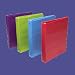 Office Products : Vinyl Binder, 1 Round, 3-Ring, Letter, Assorted (WLJ91128)