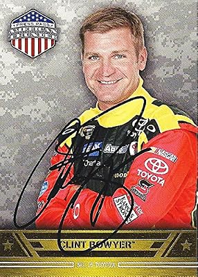 AUTOGRAPHED Clint Bowyer 2014 Wheels American Thunder (5-Hour Energy Racing Team) Signed Collectible NASCAR Trading Card with COA