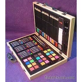 Wooden Art & Craft Supplies Set