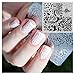 NICOLE DIARY Nail Art Stamp Template Flourishing Image Stamping Plate NDP-106