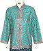 Womens Jacket Wool Fabric Hand Embroidery Evening Dress Handmade in Kashmir Size 14