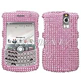 Sparkling Pink Full Diamond Rhinestone Snap on Hard Skin Bling Cover Case for Blackberry Curve 8300 8310 8330