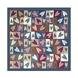 IMAGE OF Patch Magic 72-Inch by 72-Inch Primitive Hearts Shower Curtain