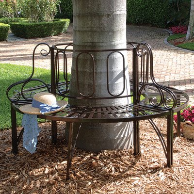 Architectural Metal Tree Bench On Sale