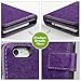 iPhone 6 Case, iPhone 6 Wallet Case (4.7 inch), BENTOBEN Multi-Card Wallet Case Flip Folio PU Leather Wallet Bumper Case Hard Shell Skin Protective Cover for iPhone 6 4.7 inch -Purple