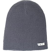 neff Men's Daily Beanie, Charcoal, One Size
