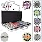 300 11.5 Gram Casino Suite Clay Composite Gambling Poker Chip Chipset with Gaming Accessories.