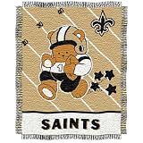 New Orleans Saints 36x46 Woven Jacquard Baby Throw