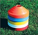 Coaching Aid Space Markers (Set of 50; Multi-coloured) - full Pro 40 gram weight