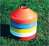 Huck Coaching Aid Space Markers (Set of 50; Multi-coloured) - full Pro 40 gram weight