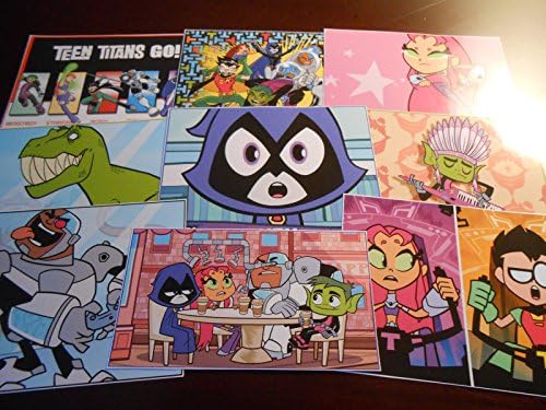 9 Teen Titans Go inspired stickers, Birthday party favors, decals, labels, rewards, crafts