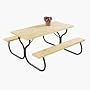 Jack Post-Xizmen FC-30 Fiesta Charm Picnic Table - Frame Only