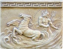 Poseidon Wall Relief