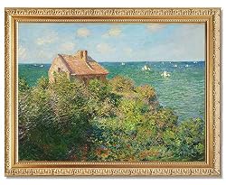 Claude Monet, Fisherman's Cottage on the Cliffs at Varengeville