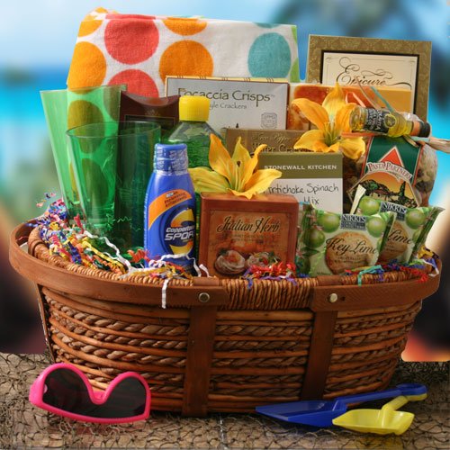 Just Sunscreen Summer Gift Basket:Just add Sunscreen Summer Gift Basket