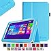 Fintie Toshiba Encore 2 WT10 Folio Case - Premium Leather Stand Cover with Stylus Holder For Toshiba Encore 2 WT10-A32 / A64 10.0-Inch Windows 8.1 Tablet - Blue