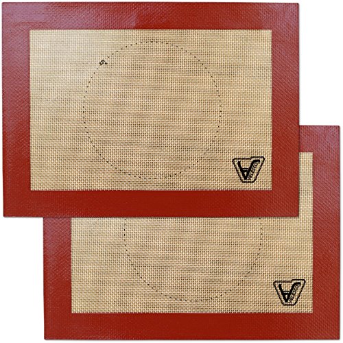 Silicone baking mat for toaster oven - set of 2 quarter…
