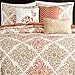 Madison Park Claire Quilt Modern Design - All Season, Breathable Coverlet Lightweight Bedding Set, Matching Shams, Decorative Pillow, King/Cal King (104 in x 92 in), Diamond Spice 6 Piece