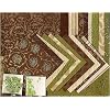 Shizen Handmade Decorative Paper Assortment- Brown/Cream/Green