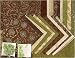 Shizen Handmade Decorative Paper Assortment- Brown/Cream/Green