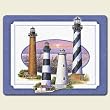 South Atlantic Lights Large 15 X 11.5-inch Tempered Glass Cutting Board