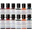 Americolor Amerimist ELECTRIC (Neon) Airbrush Colors. Twelve .70 oz. Bottles, 2 of Each Color