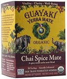 Guayaki Yerba Mate Yerba Mate - 100% Organic Chai Spice Mate 16 tea bags (Pack of 5)