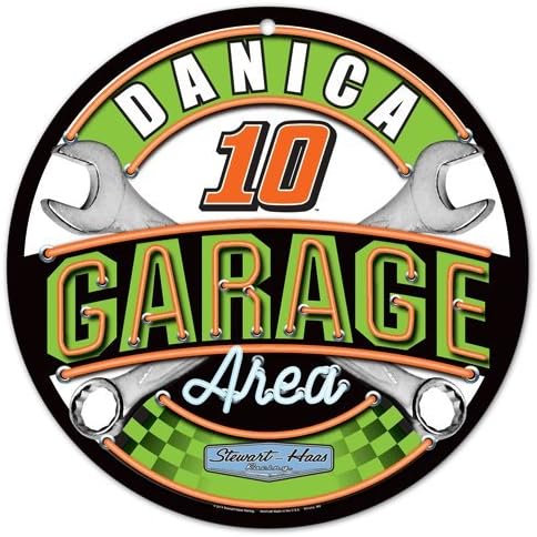 Danica Patrick Nascar #10 Round Garage Sign-12"
