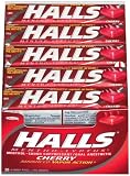 Halls Sticks, Cherry, 9-Drop Sticks (Pack of 20)