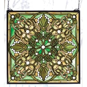 20W 20H Lace Knotwork Window by Meyda