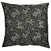 Decorative Handmade Black & Gold Cushion Cover / Pillow Sham - Chinese Dragon & Flowers Design
