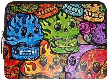 Sugar Skull Pattern Portable Sleeve Case Cover Pouch Protector Case Bag for iPad Mini
